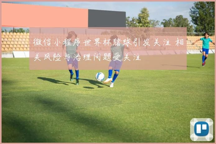 微信小程序世界杯赌球引发关注 相关风险与治理问题受关注
